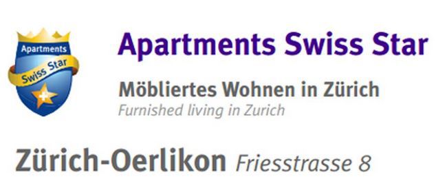 Swiss Star Tower - Self Check-In Apartment Zurich Logo gambar